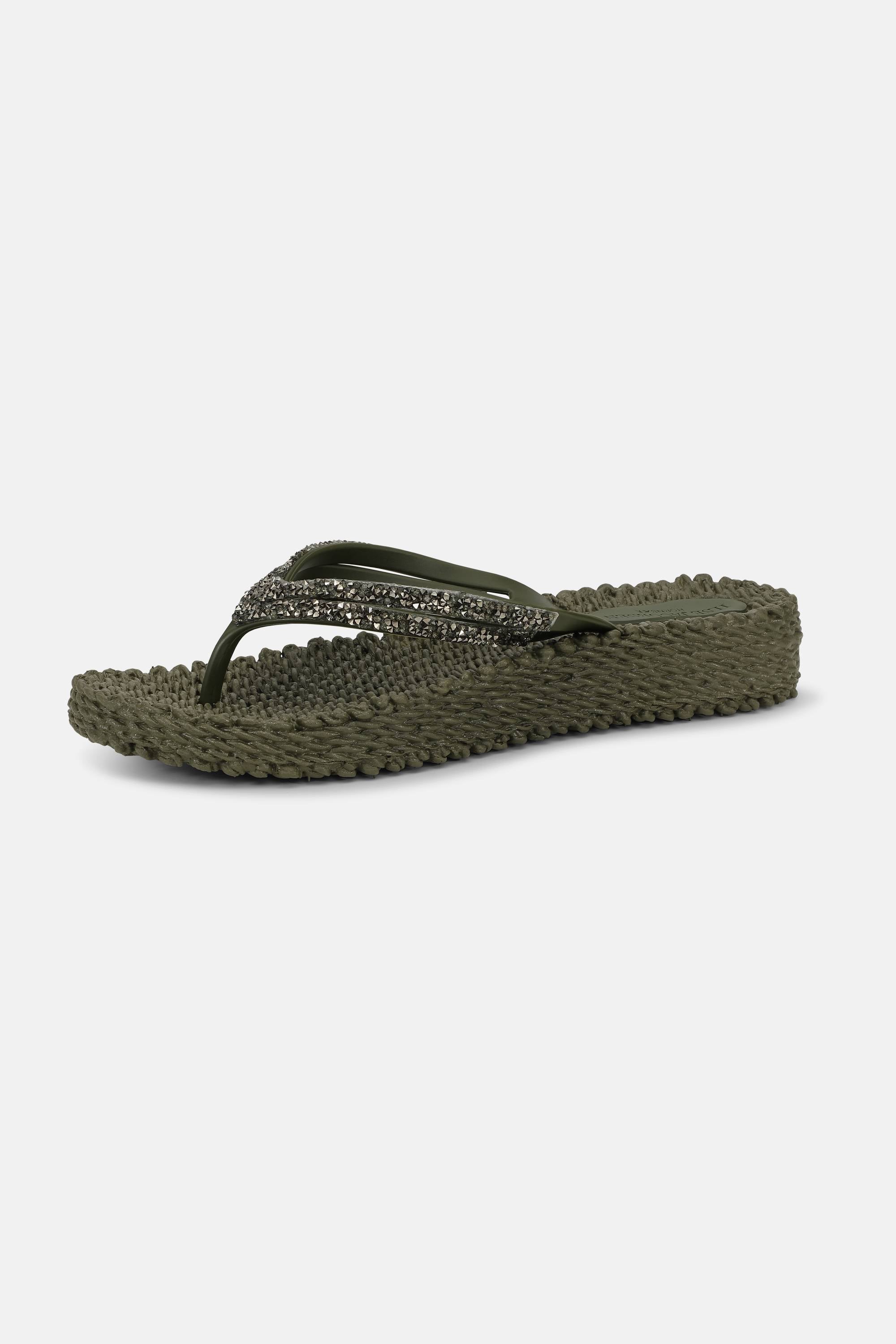 Platform Flip-flops Glitrende Steiner - Army
